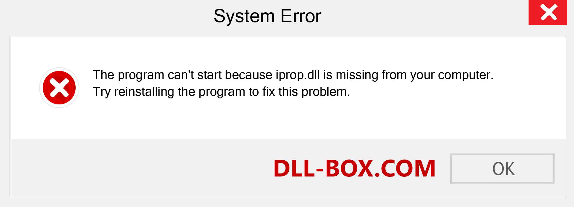  iprop.dll file is missing?. Download for Windows 7, 8, 10 - Fix  iprop dll Missing Error on Windows, photos, images